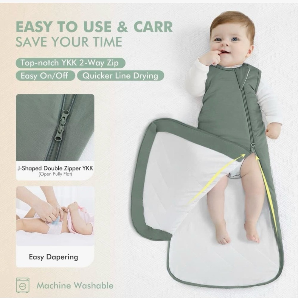 HAPIU Sleep Sack Made from Bamboo 0-6 Months